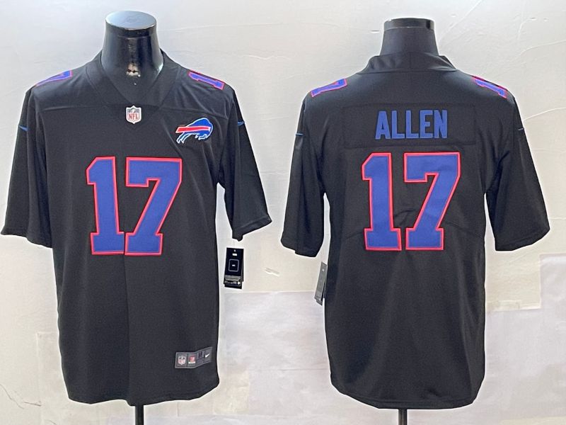 Men Buffalo Bills #17 Allen Black 2024 Nike Limited NFL Jersey style 0102